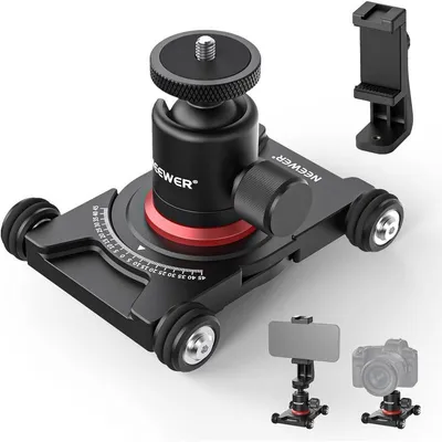 Produktbild von Neewer SD001 manueller Kameraslider mit Stativkopf