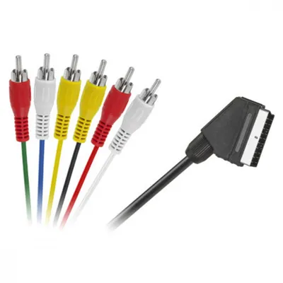 Obrázok produktu pre Kábel SCART - RCA 6x ,1,2m