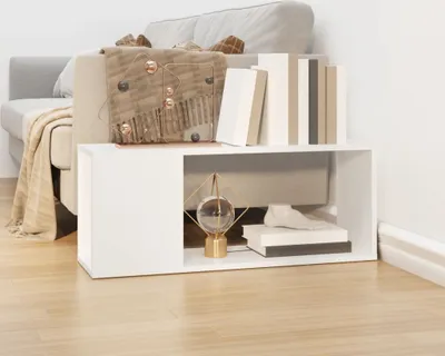 Obrázok produktu pre Maison Exclusive - TV skrinka biela 80x24x32 cm drevený materiál
