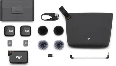 Produktbild von DJI MIC Mini (2 Sender + 1 Empfänger + Ladeschale)