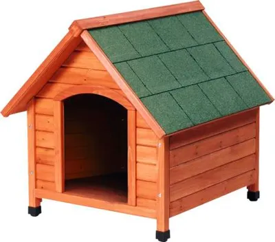 Produktbild von Karlie Ponto - Hundehütte - Holz - Braun/Grün - 116x92x104 cm