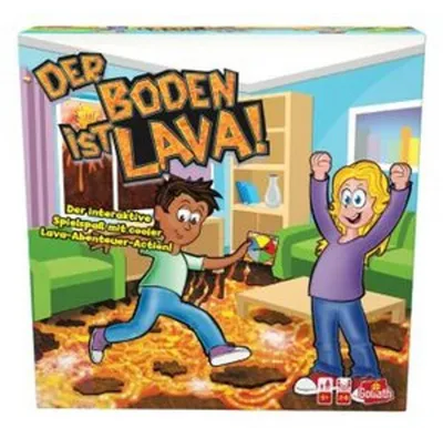 Produktbild von Goliath - Der Boden ist Lava, Spiel voller Bewegung für Drinnen und Draußen ab 5