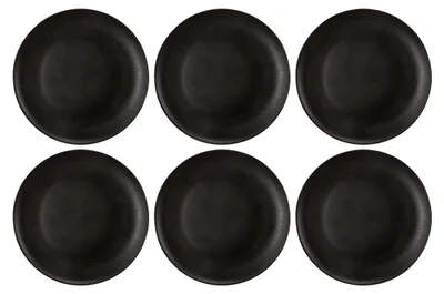 Zdjęcie produktu dla Seltmann Weiden - Zestaw 6 talerzy do sałatek 22.5cm Liberty Velvet Black
