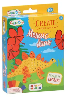 Immagine prodotto di Crea un dinosauro con i mosaici