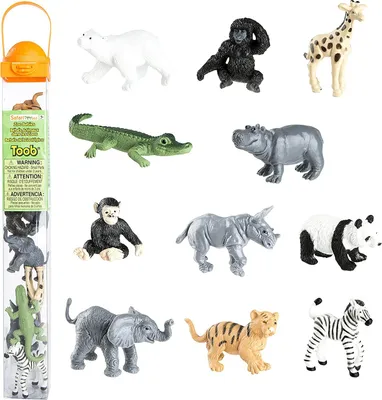Produktbild von Safari 680004 Zoo Babies Miniatur-Replika
