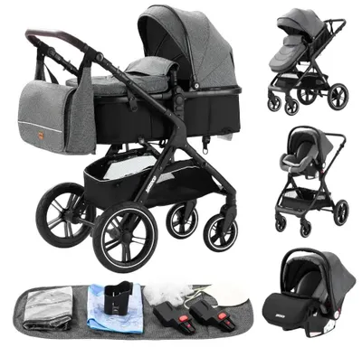 Produktbild von Wandelwagen – 3-in-1 Kinderwagen – Kinderwagen – Klappbarer Kinderwagen – r Kinderwagen