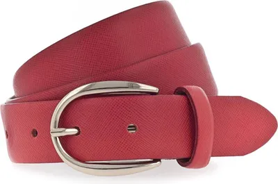 Produktbild von Vanzetti Leder Gürtel 30mm Leather Belt W75 Red rot