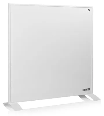 Produktbild von Princess 01.348035.01.001 Smarter Infrarot-Panel-Heizung 350, Infrarot-Heizlüfter, 24 h, 1,5 m, IP44, Drinnen, Flur, Wand