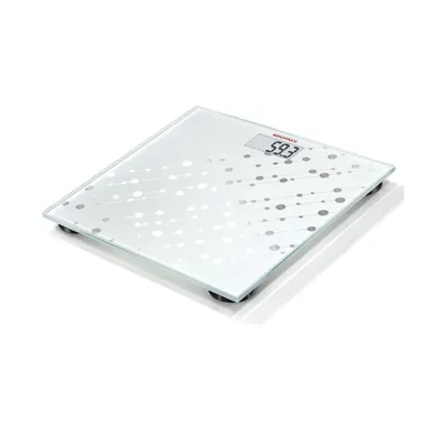 Produktbild von Soehnle Magical Mirror, Elektronische Personenwaage, 180 kg, 100 g, Weiß, kg, lb, ST, Glas, Kunststoff