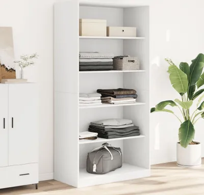 Produktbild von "2026 Promotion" Kleiderschrank Weiß 100x50x200 cm Holzwerkstoff - Kleiderschränke CC16518