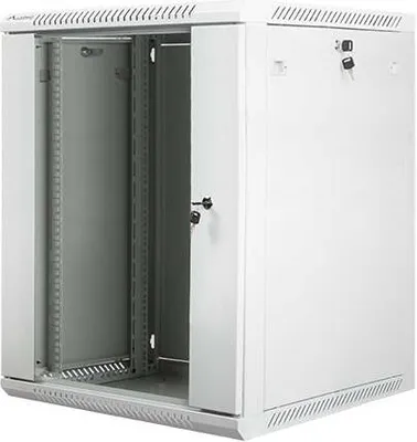 Produktbild von LANBERG Wand- Rack 19 " 15U 600x600mm grau (WF01-6615-10S)