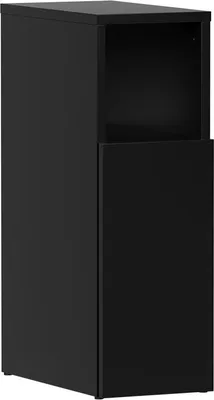 Produktbild von Nachttisch Vicco Enton Schwarz 20 x 59.5 cm mit 1 Tür, Model 57305