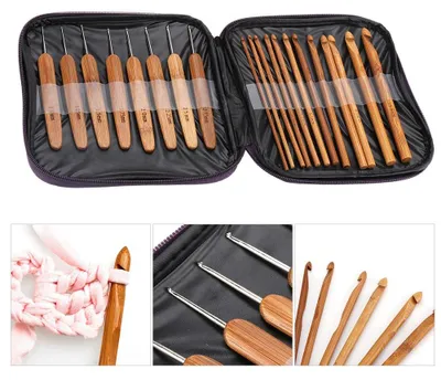 Makramee-Set, 20 Haken für Handarbeit, 10x10x5 cm