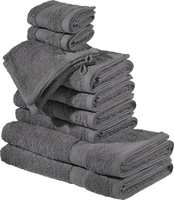 Produktbild von REDBEST Frottier-Set Chicago" 10-teilig anthrazit OneSize"