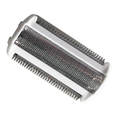 Produktbild von Ersatz-Trimmer-Scherfolie aus Edelstahl – Leistungsstarke weiße Scherfolie für elektrischen Bodygroomer BRL140 BRL146