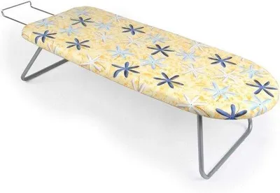 Produktbild von Bügelbrett - Bügeltisch - Bügelhaushalt - Verstellbare Höhe - 80x32x19 cm - Grau