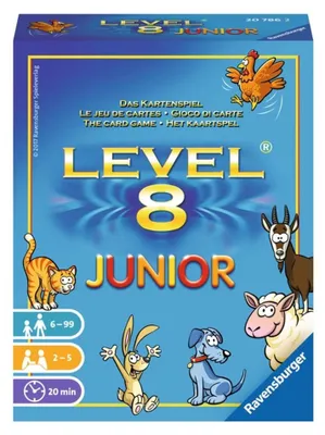 Immagine prodotto di Ravensburger 20860 - Level 8 Junior, La versione junior del popolare gioco di carte per 2-5 giocatori dai 6 anni in su / Gioco per bambini / Gioco per famiglie / Gioco da viaggio / Perfetto come regalo