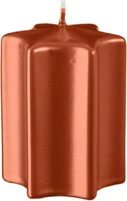 Produktbild von Sternkerzen Kupfer 60 x Ø 60 mm, 8 Stück
