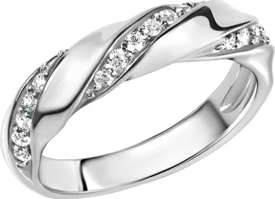 Produktbild von Zeeme Silber Ring 925/- Sterling Silber weiß 020 (63,7) Zirkonia weiß 471270057