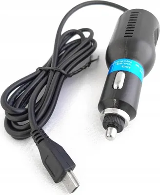 Obrázok produktu pre Nabíjačka do auta pre GPS navigácie, 5 V, 2,5 A, 1,5 m, mini-USB kábel