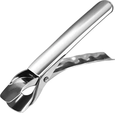 Produktbild von Topf- und Schüsselhalter, hitzebeständig, polierte Oberfläche, rutschfester, ergonomischer Griff, bequemer Griff, Verbrühungsschutz, Edelstahl, Halter für heiße Schüsseln, Geschirr- und Pfannenhalter, Clip, Küchenbedarf