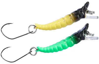Produktbild von Balzer Mr Maggot 3,5cm 3g - Forellenköder, Farbe:Leuchtgrün (UV)