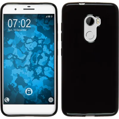 Produktbild von PhoneNatic Case kompatibel mit HTC One X10 - schwarz Silikon Hülle  Cover