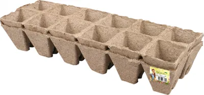 Obrázok produktu pre Rašelinový kvetináč so zárezom 5x5 cm 24 ks