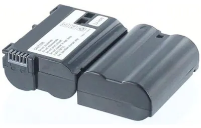 Produktbild von Akku für Nikon D500 Li-Ion 7 Volt 1600 mAh schwarz.