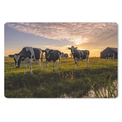 Produktbild von MuchoWow® Mauspad Mousepad Kuh - Tier - Wiese 27x18 cm - Mousepads - Maus Mat - Pad - Mausunterlage - Büroartikel - Desk Matten