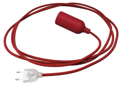 Image de Creative Cables - Snake : lampe en silicone avec interrupteur et prise