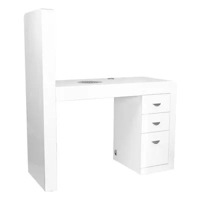 Produktbild von Kosmetiktisch 310 mit Kassettenabsorber Weiß Links