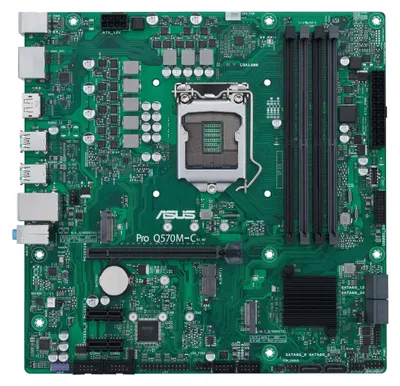 Produktbild von ASUS PRO Q570M-C/CSM, Intel, LGA 1200 (Socket H5), Intel® Celeron®, Intel® Core™ i3, Intel® Core™ i5, Intel® Core™ i7, Intel® Core™ i9, Intel® Pentium®, DDR4-SDRAM, 128 GB, DIMM
