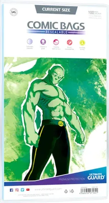Produktbild von Ultimate Guard Comic Bags wiederverschließbar Current Size (100)