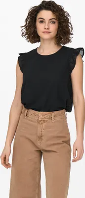 Produktbild von Kurzarm Bluse Gemustert Einfarbig ONLANN | XL