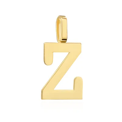 Produktbild von NKlaus Kettenanhänger Buchstabe Z 333 Gelb gold 8 Karat 12x6mm Amulett Anhänger 14478