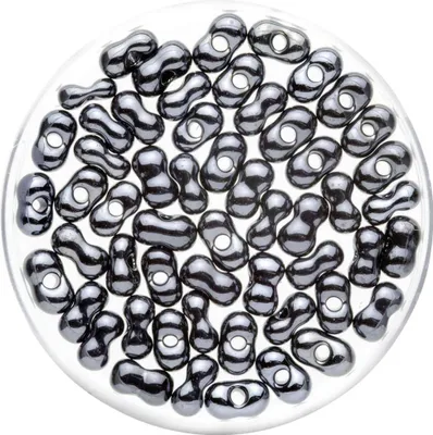 Produktbild von Glorex Farfalle 6,5 mm 17 g, hematite