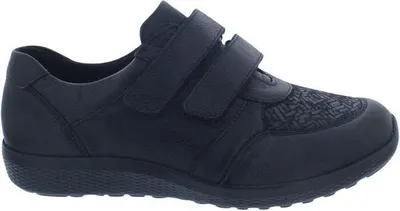 Produktbild von Waldläufer M-IRA Halbschuh, Vega (Glattleder) Perustretch, schwarz,  OrthoTritt, Weite M 815M30-304-001 38 1/2