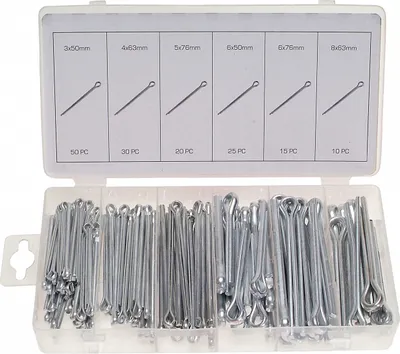 Produktbild von Sicherungssplinte Splinte Sortiment Sortimentskasten Länge 25 - 64 mm 150-tlg.