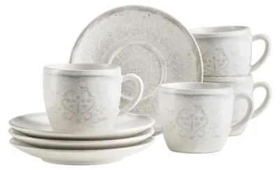 Produktbild von Mäser Kaffeetassen-Set, Steinzeug , Rubio