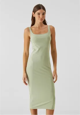 Zdjęcie produktu dla Dámské šaty Urban Classics Ladies Basic Long Bawełna Jersey Dress softsalvia - L