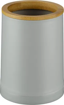 Image de Tasse de salle de bain ESPINO gris bambou plastique