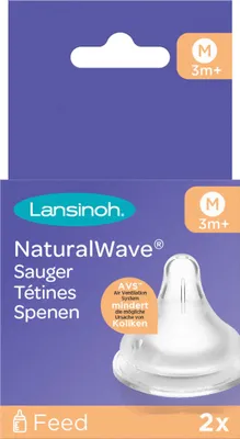 Image de Lansinoh 75160 Tétines moyennes FLOW Teats pour bébés, sans BPA