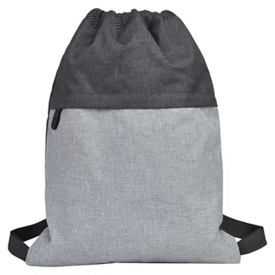 Image de Bags2Go - Sac de sport « Gothenburg » LT4629 (43 cm x 33 cm) (gris foncé/gris clair chiné)