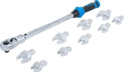 Image de BGS Jeu de clés dynamométriques pour outils à emmancher 14 x 18 mm 40 - 210 Nm 11pcs - 7193