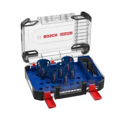 Obrázok produktu pre Sada píl na diery Bosch ToughMaterial 8 ks EXPERT 22/25/35/51/60/68 mm 2608900445