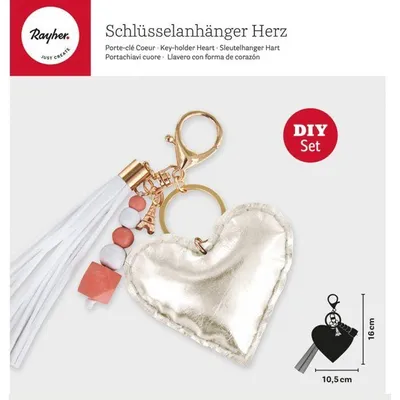 Produktbild von Set - DIY Schlüsselanhänger Herz