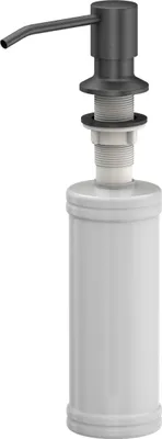 Produktbild von QUADRON Seifenspender Schwarzer Punkt Metall 350ml Spülmittelspender, Nachfüllbarer Soap Dispenser, Spender Geeignet für Küche, Handseife