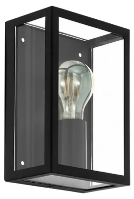 Produktbild von Außenleuchte Wandlampe Schwarz IP44 max. 60W E27 230V