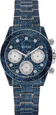 Produktbild von Guess Damen Uhr Armbanduhr INDIGO GW0750L1 Edelstahl
